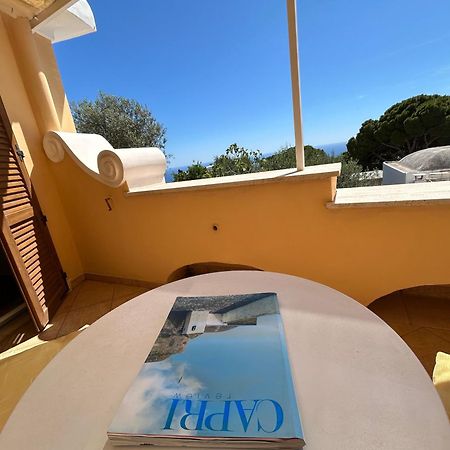 Private Villa Sea View Con Terrazza E Giardino Capri Eksteriør billede