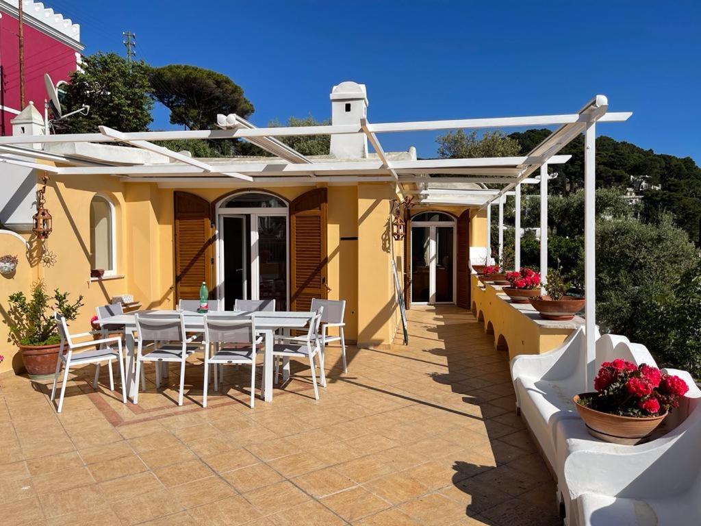 Private Villa Sea View Con Terrazza E Giardino Capri Eksteriør billede