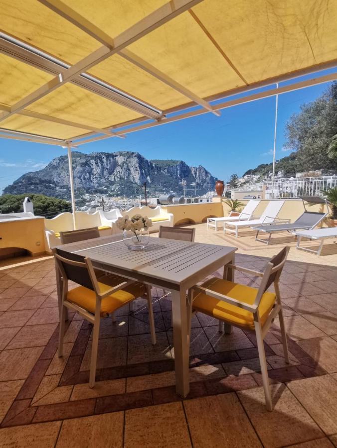 Private Villa Sea View Con Terrazza E Giardino Capri Eksteriør billede