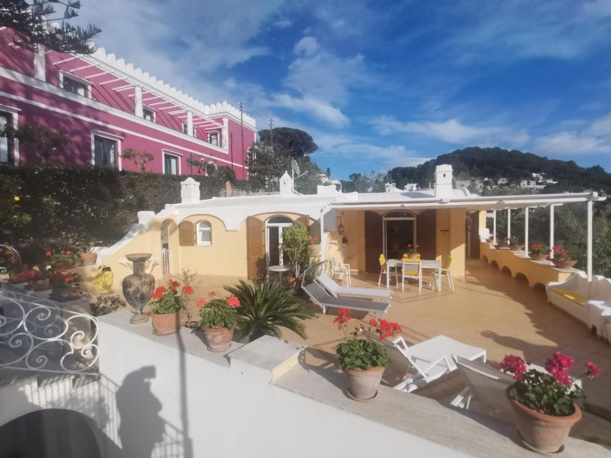 Private Villa Sea View Con Terrazza E Giardino Capri Eksteriør billede