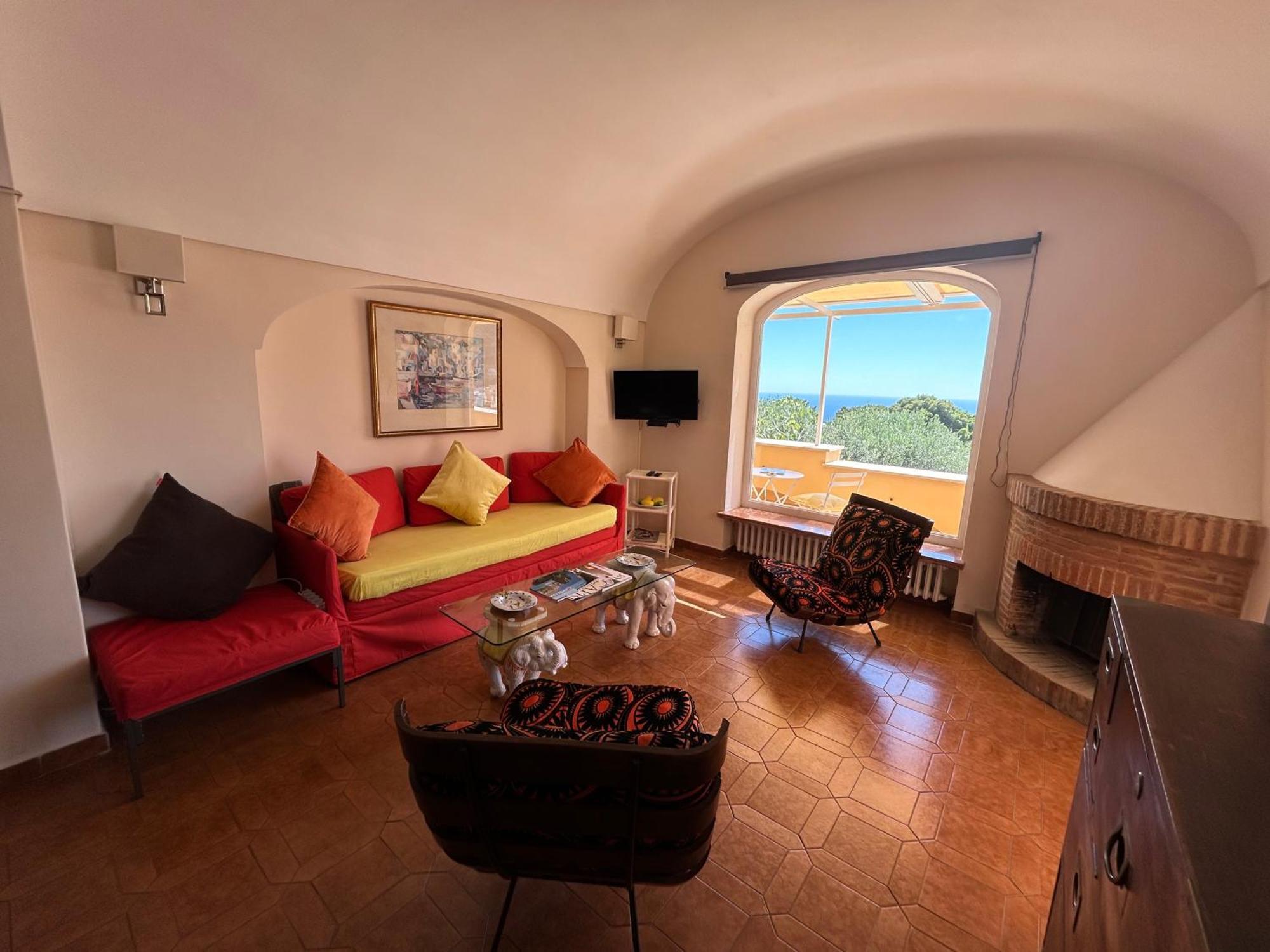 Private Villa Sea View Con Terrazza E Giardino Capri Eksteriør billede