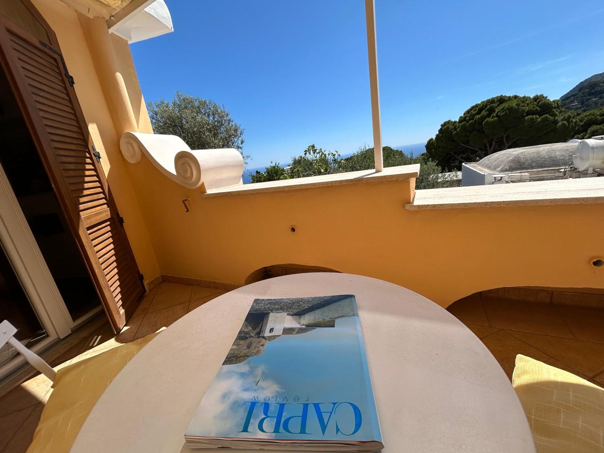 Private Villa Sea View Con Terrazza E Giardino Capri Eksteriør billede
