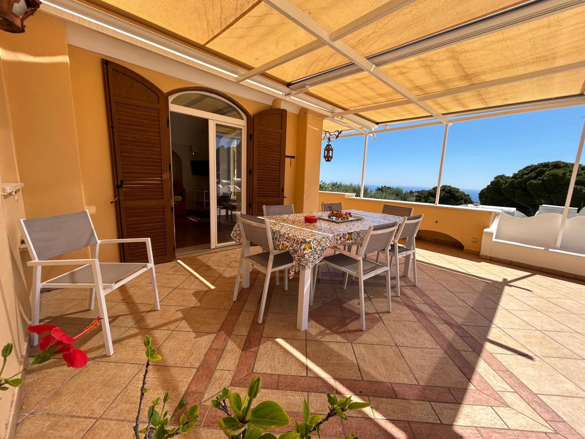 Private Villa Sea View Con Terrazza E Giardino Capri Eksteriør billede