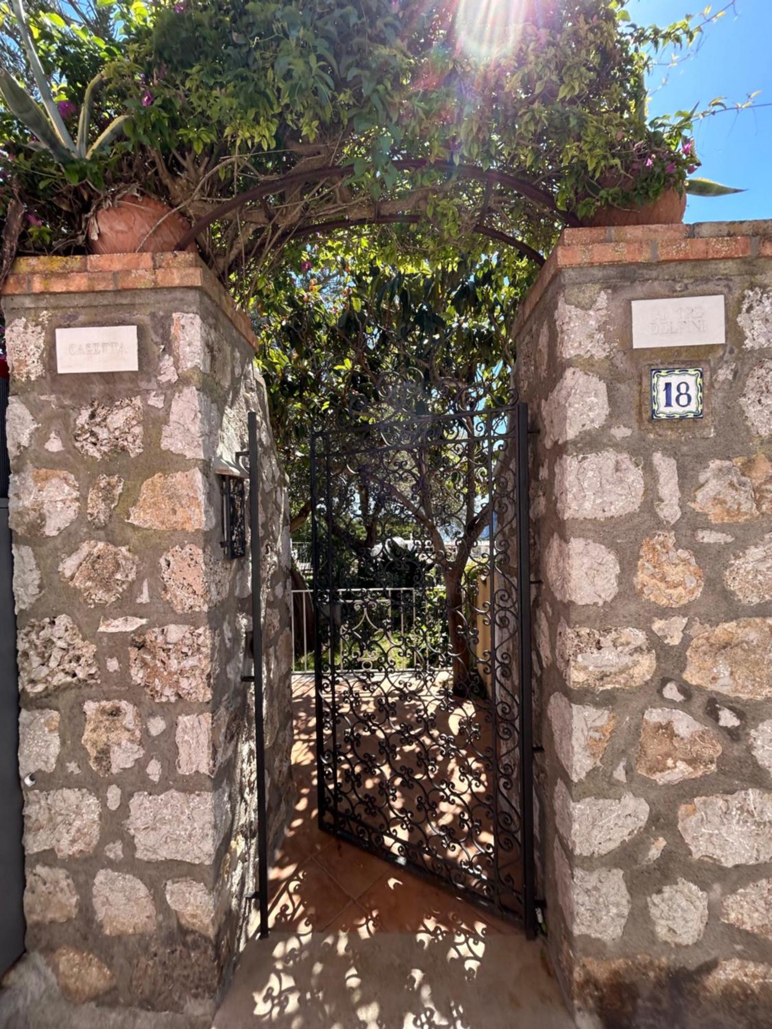Private Villa Sea View Con Terrazza E Giardino Capri Eksteriør billede