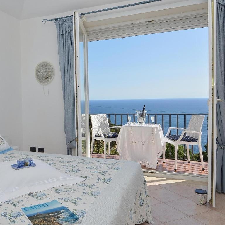 Private Villa Sea View Con Terrazza E Giardino Capri Eksteriør billede